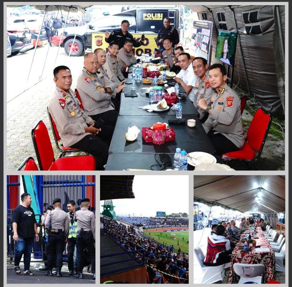 WAKAPOLDA JABAR TINJAU PELAKSANAAN PENGAMANAN PERTANDINGAN SEPAK BOLA ANTARA PERSIB BANDUNG VS PERSEBAYA&nbsp;SURABAYA