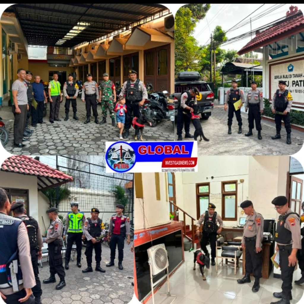 5 Gereja Besar Di Kabupaten Pati Gelar Peringatan Kenaikan Yesus Kristus, 350 Personel Polresta Pati dan Polsek Jajaran Lakukan&nbsp;Pengamanan