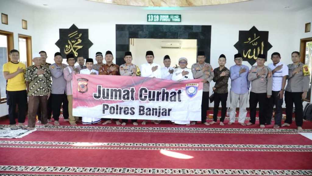 Polres Banjar Gelar Jumat Curhat, Diskusi dengan Tokoh Agama dan Tokoh&nbsp;Pemuda