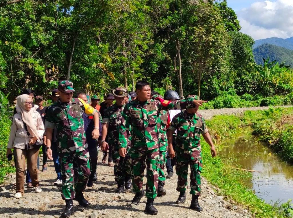 Tim Wasev Gabungan Itjenad, Pusterad dan Sterdam XIV/Hsn Tinjau TMMD Kodim 1403/Palopo ke-120 TA.&nbsp;2024.