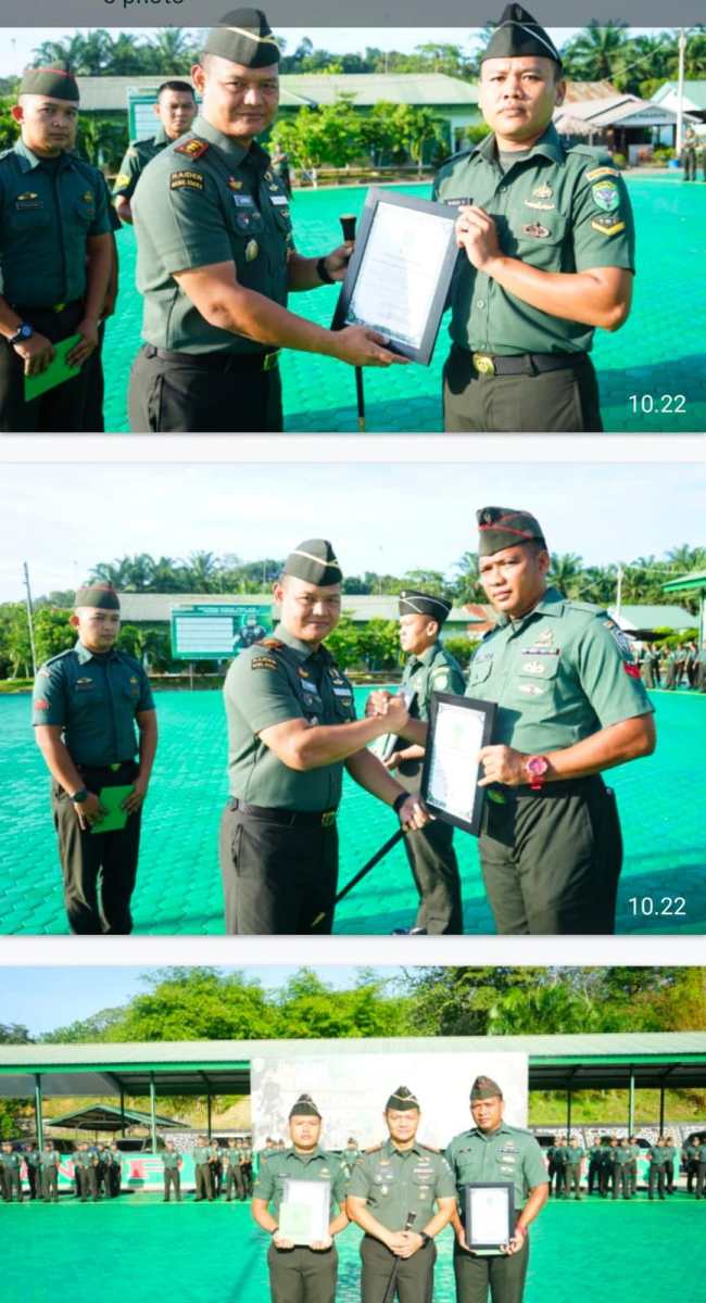 Dandim 0117/Aceh Tamiang Berikan Penghargaan Kepada Babinsa Terbaik Penurunan Angka&nbsp;Stunting