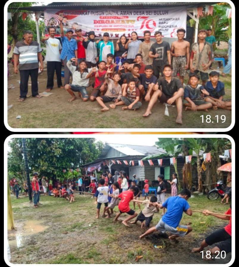 Tak Mau Ketinggalan Dengan Desa Lainnya Masyarkat Dusun Darul Aman Teluk Mengkudu Meriahkan Hari Ulang Tahun Republik Indonesia Dengan Berbagai&nbsp;Lomba