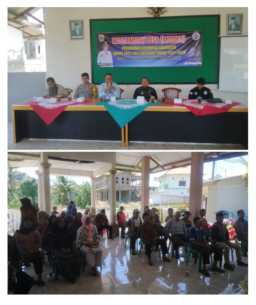 Musyawarah Desa (MUSDES) Perubahan RPJMDESA Kalisaleh Tahun 2021-2027 Menjadi Tahun&nbsp;2021-2029