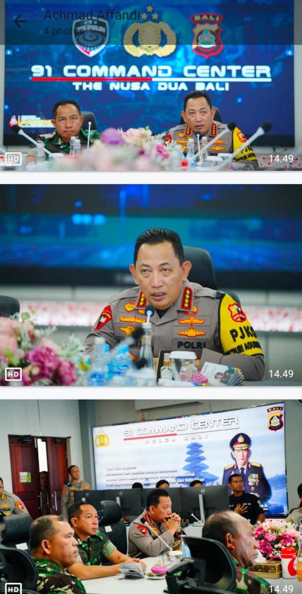 Kapolri : TNI-Polri Bersinergi Jamin Keamanan KTT IAF di&nbsp;Bali