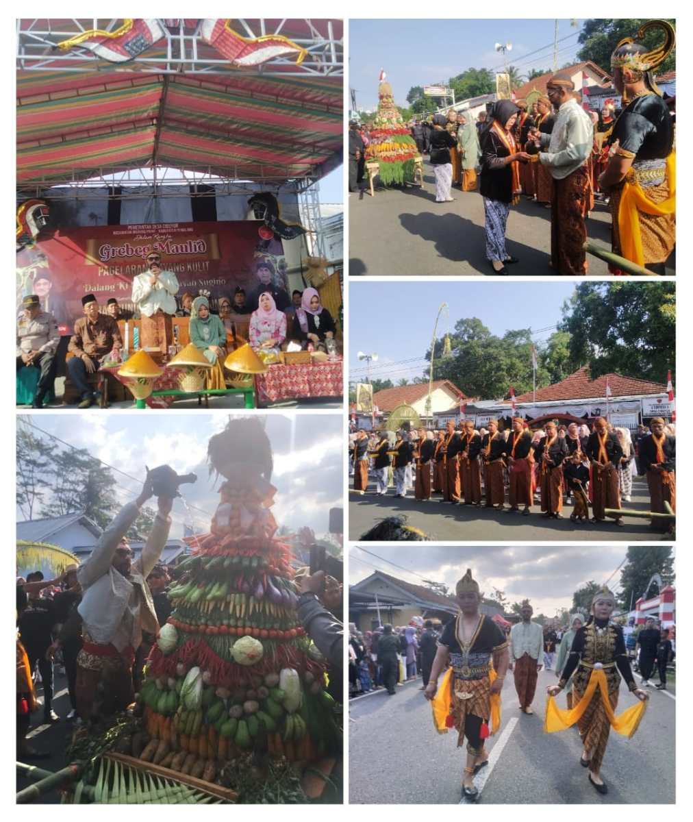 Pemerintah Desa Cibuyur Adakan Grebeg Maulid dengan Pagelaran Wayang Kulit dan Kirab&nbsp;Gunungan