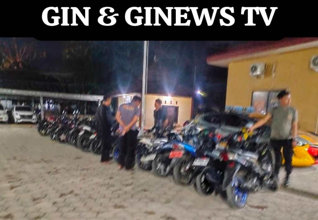 Patroli Gabungan di Maros, Belasan Motor dan Puluhan Remaja Diamankan&nbsp;Polisi